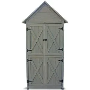 HABAU Gartenschrank »Lena«,  83 x 45 x 178 cm, grau