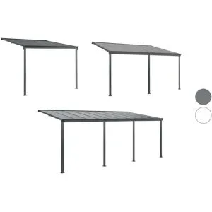 JUSKYS Aluminium Terrassendach »Borneo«