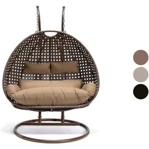 HOME DELUXE Polyrattan Hängesessel »TWIN«