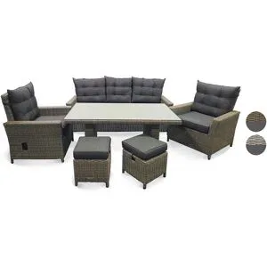 BELLAVISTA - HOME & GARDEN® Alu-Luxus Dining-Set »Asti«, 6-teilig