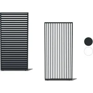 PERGOLINE Seitenwandpaneel für Pavillon Trumpf und Superior Pergola, aus Aluminium