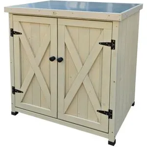 HABAU Gartenschrank »Laura«, 80 x 45 x 92 cm, grau