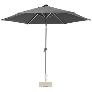 LIVARNO® Sonnenschirm mit Solar-LED-Beleuchtung