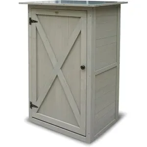HABAU Gartenschrank »Benno«,  76 x 56 x 117 cm, grau