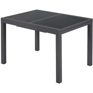 LIVARNO® Alu-Gartentisch »Houston / Toronto« grau, 120-180 x 89 x 75 cm