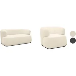 DOMO 2-Sitzer Sofa  / Sessel »Calais«, im modernen Design