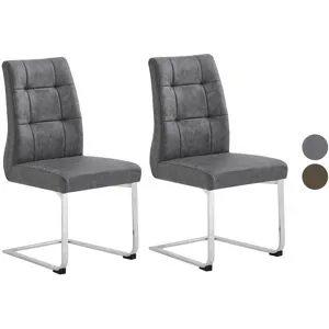 BYLIVING Stuhl »Marlen«, 2 Stück, mit ergonomisch gepolsterter Rückenlehne