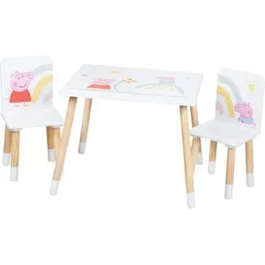 ROBA Kindersitzgruppe »Peppa Pig«, mit zwei Stühlen und einem Tisch