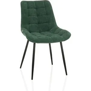 HJH LIVING Dining Stuhl / Polsterstuhl ELARIS Stoff   Petrol