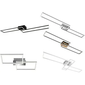 BRILONER CCT LED Design Deckenleuchte, Lichttemperatur + Helligkeit regulierbar
