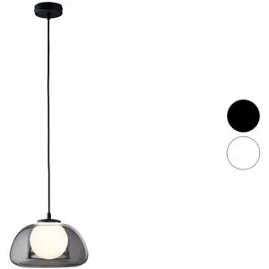 LIVARNO HOME LED-Pendelleuchte, Lampenschirm aus hochwertigem Glas