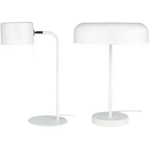 LIVARNO HOME Tischleuchte, mattweiß, 1-/ 2-flammig