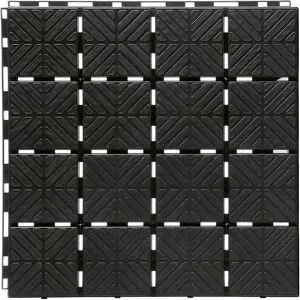 Prosperplast Beetplatten »Easy Square«, Bodenplatten mit 40x40 cm, rutschfest, Klicksystem