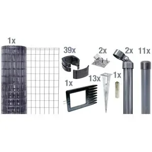 ALBERTS Zaun-Set Fix-Clip Pro®, mit Bodenhülse