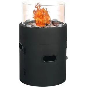 GRILLMEISTER Gasfeuerstelle, rund, mit Piezo-Zündsystem, 8 kW