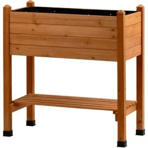 DOBAR Hochbeet, aus Holz, L 75 x B 37 x H 79 cm