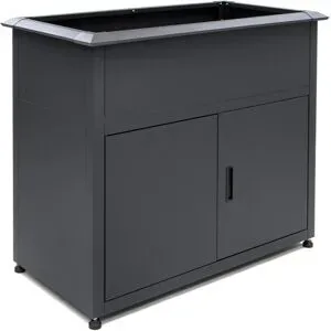 PLATS® Hochbeet mit Unterschrank und Schneckenkante