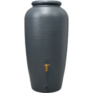 4RAIN AMPHORA Regentonne 220 L, anthrazit