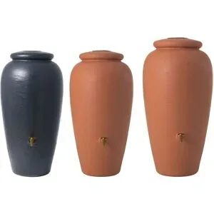 4rain Regentonne »Amphora«, mit 330 oder 500 Liter Volumen, inklusive Regensammler