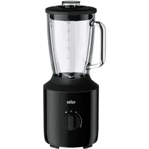Braun Standmixer schwarz JB3150BK, 1,5L Glassgefäß 800W