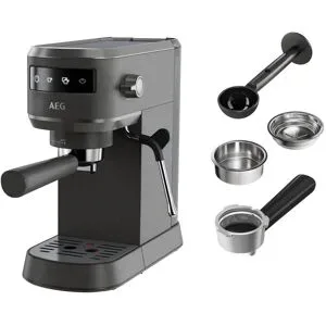 AEG Espresso-Siebträgermaschine »Gourmet 6 EC6-1-6BST«, mit Milchschaumdüse