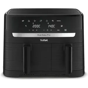 Tefal Heißluftfritteuse »Dual Easy Fry Essential EY901N», 1x 5,2 l und 1 x 3,1 l