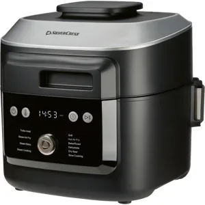 SILVERCREST® 2-in-1 Dampfgarer & Heißluftfritteuse »SHFD 1760 A1«, mit voreingestellten Programmen