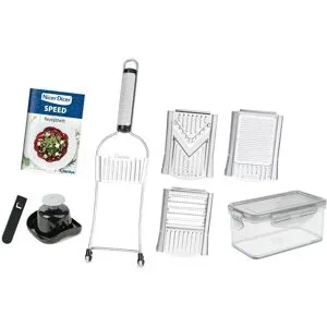 Genius NICER DICER Gemüsehobel/-schneider mit 3 Einsätzen »Speed«, 9-teilig