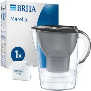 Brita Wasserfilter Kanne Marella graphit inkl . 1x MAXTRA PRO All-in 1 Filterkartusche