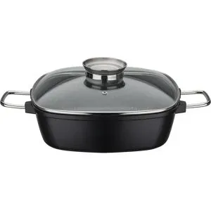 GSW Viereckbräter Gourmet Granit 28 x 28 x 8,5 cm