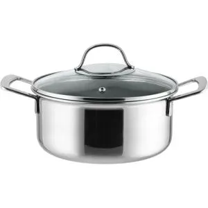 SILVERCREST® Premium-Edelstahltopf mit Wabenstruktur, Ø 20 cm