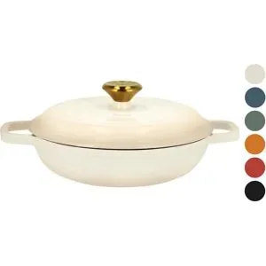 SILVERCREST® Premium-Gusseisenservierpfanne, Ø 25 cm