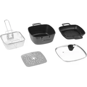 SILVERCREST® Aluguss-Multifunktions-Set, 5-teilig