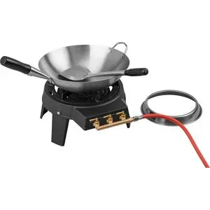 GRILLMEISTER Gasbrenner mit Wok-Set