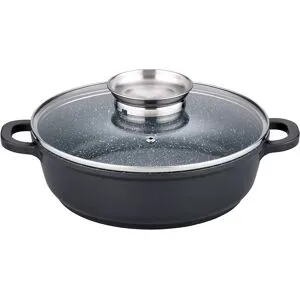 GSW Servierpfanne Gourmet GRANIT mit Aromadeckel