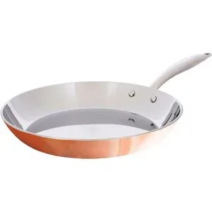 SILVERCREST® Kupferpfanne, Ø 28 cm, Edelstahl mit Kupferschicht