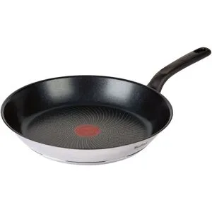 Tefal Edelstahl-Bratpfanne Duetto Bakelite »G7480435«, Ø 28cm