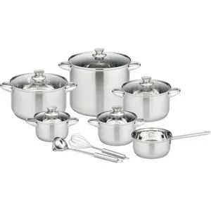 GSW Kochtopf-Set Rigo, 13-teilig, Edelstahl
