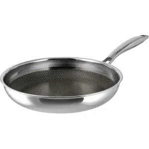 SILVERCREST® Premium-Edelstahl-Pfanne mit Wabenstruktur, Ø 28 cm