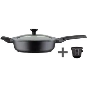 GSW  Schmorpfanne EASY CLICK 28 cm mit Glasdeckel - 5-teilig