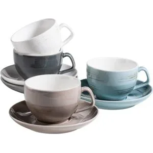 MÄSER Kaffeetassen-Set mit Untertassen »Derby«, 8-teilig