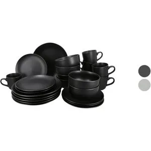 SILVERCREST® Geschirrset, 24-teilig