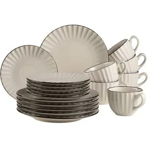 MÄSER Frühstücks-Set »Osita«, 18-teilig, beige