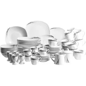 MÄSER Geschirrset »Linea Nera«,  62-teilig