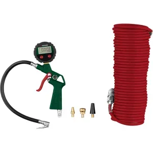 PARKSIDE® Digitaler Reifenfüller »PDLD 10 C2«, inkl. Druckluft-Spiralschlauch 10 m