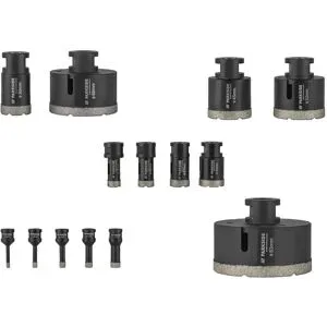 PARKSIDE PERFORMANCE® Diamant-Bohrkronen / Diamant-Bohrkrone, mit Aufbewahrungskoffer
