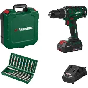 PARKSIDE® 20 V Akku-Bohrschrauber Starterset »PABS 20-Li I9 «, mit Akku und Ladegerät