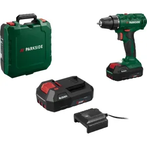PARKSIDE® 20 V Akku-Bohrschrauber »PBSSA 20-Li B1«, mit Akku und mit Ladegerät