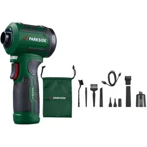 PARKSIDE® 12V Akku-Universal-Kleingebläse »PAUKGB A1«, mit Saugfunktion, mit integriertem Akku und USB-C Ladeanschluss
