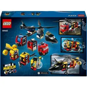 Lego CITY 60462 Helicopter, Fire Truck & Submarine Remix